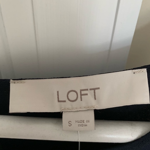 Loft size small navy blue dress NWT - Picture 3 of 3